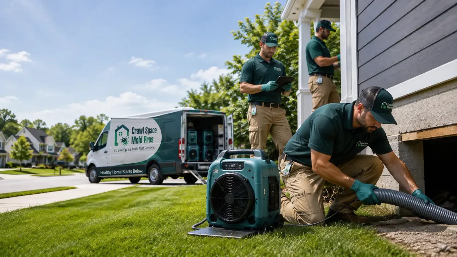 Crawl Space Mold Removal in Belknap, IL